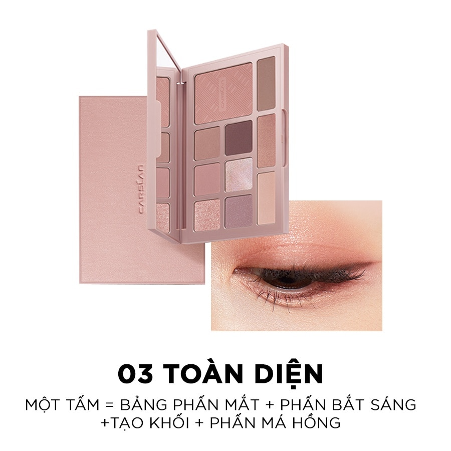 Bảng Phấn Carslan Silky Twinkle Comprehensive Palette 18g .#03