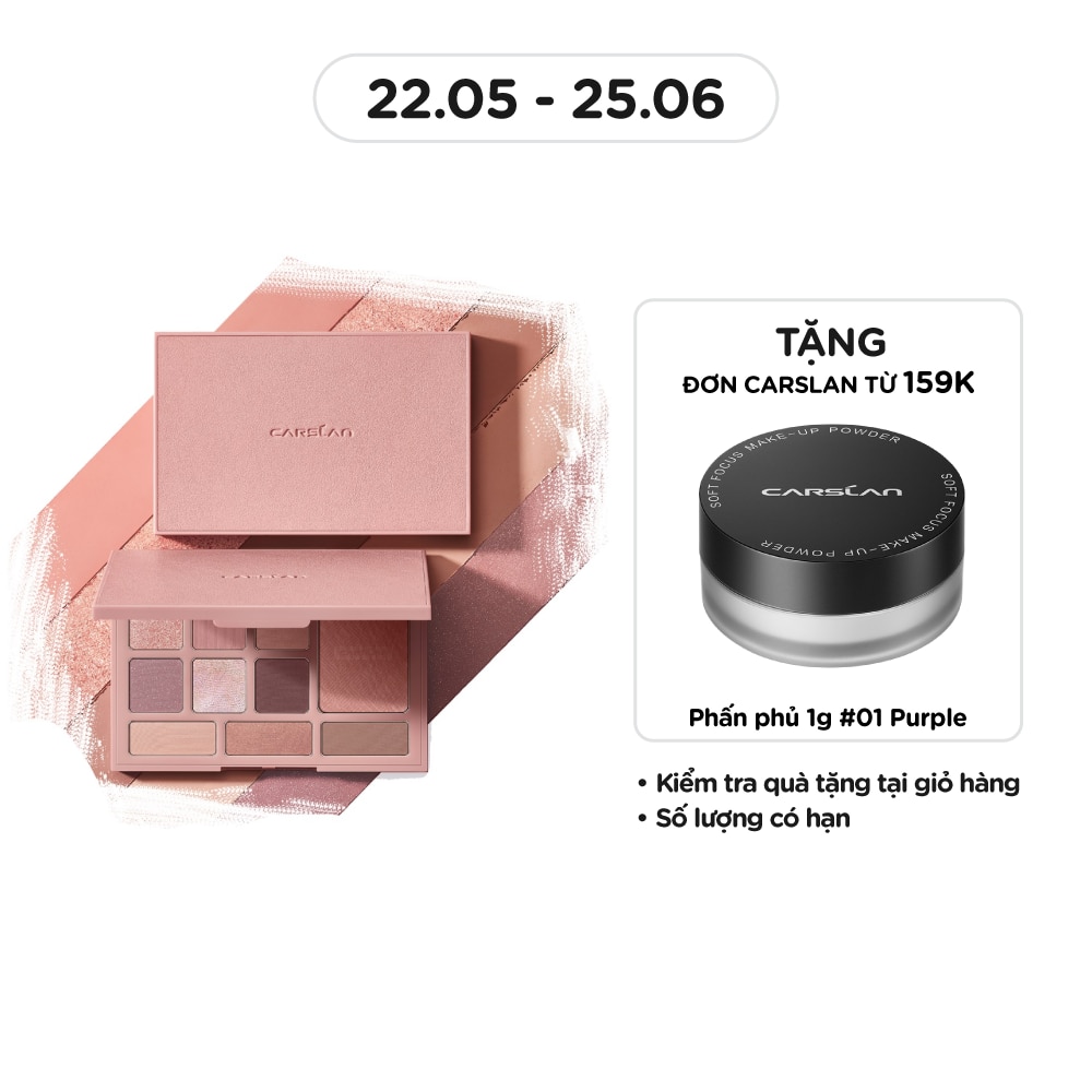 Bảng Phấn Carslan Silky Twinkle Comprehensive Palette 18g .#03