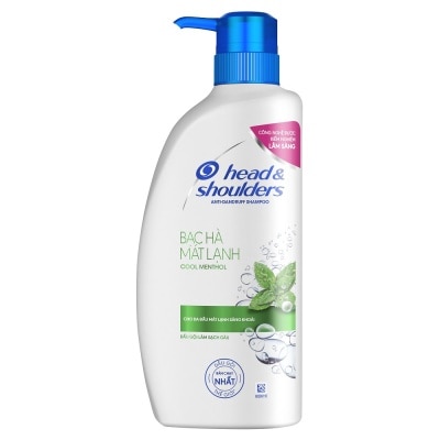 HEAD & SHOULDERS Dầu Gội Head & Shoulders Bạc Hà Mát Lạnh Cool Menthol Anti Dandruff Shampoo 625ml image