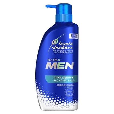 HEAD & SHOULDERS Dầu Gội Head & Shoulders Làm Sạch Gàu Ultra Men Cool Menthol Anti Dandruff 650ml