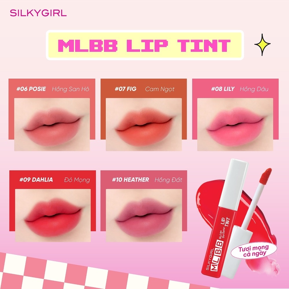 Son Kem Silkygirl MLBB Lip Tint 4.5g .#06 Posie