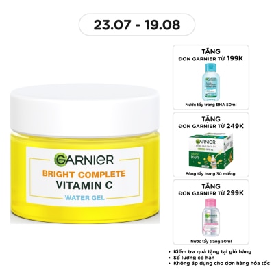 GARNIER - Gel Dưỡng Da Garnier Bright Complete Vitamin C Water-Gel 50ml image