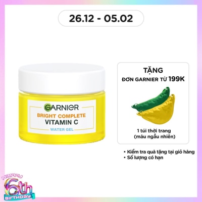 GARNIER Gel Dưỡng Da Garnier Bright Complete Vitamin C Water-Gel 50ml