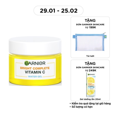GARNIER Gel Dưỡng Da Garnier Bright Complete Vitamin C Water-Gel 50ml
