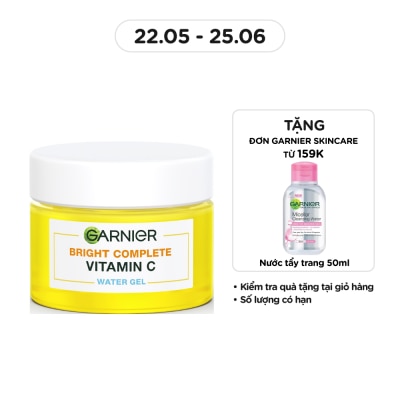GARNIER Gel Dưỡng Da Garnier Bright Complete Vitamin C Water-Gel 50ml