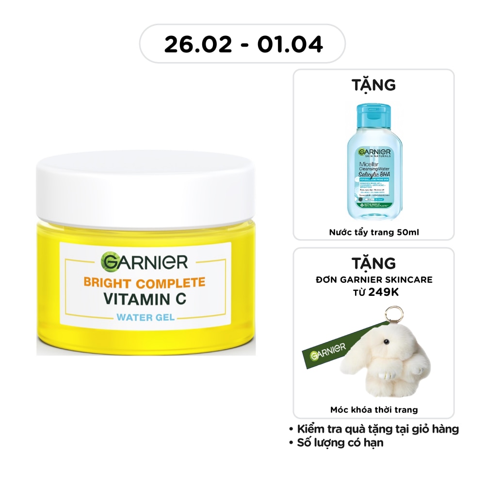Gel Dưỡng Da Garnier Bright Complete Vitamin C Water-Gel 50ml