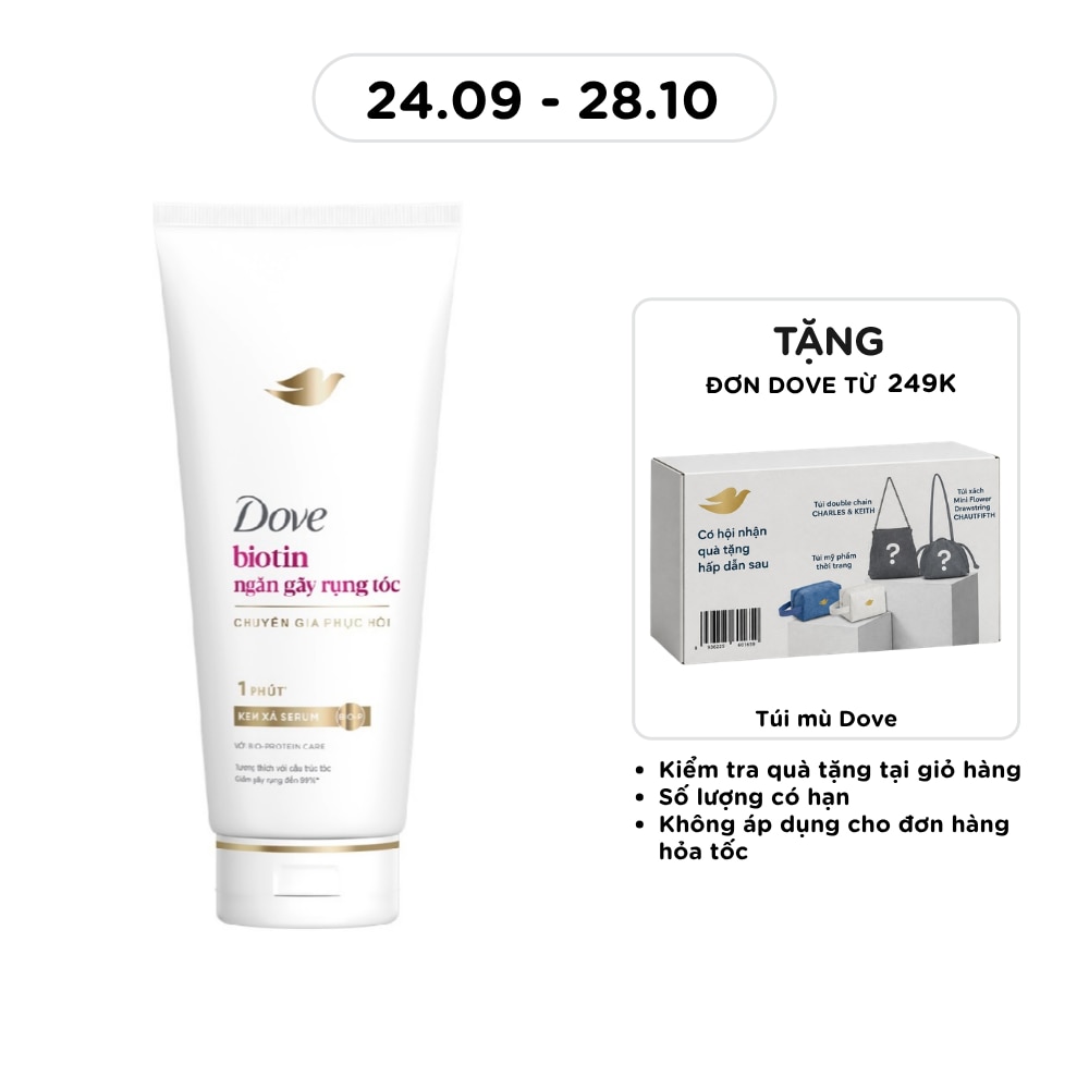 Kem Xả Serum Dove Biotin Ngăn Gãy Rụng Tóc 300g image