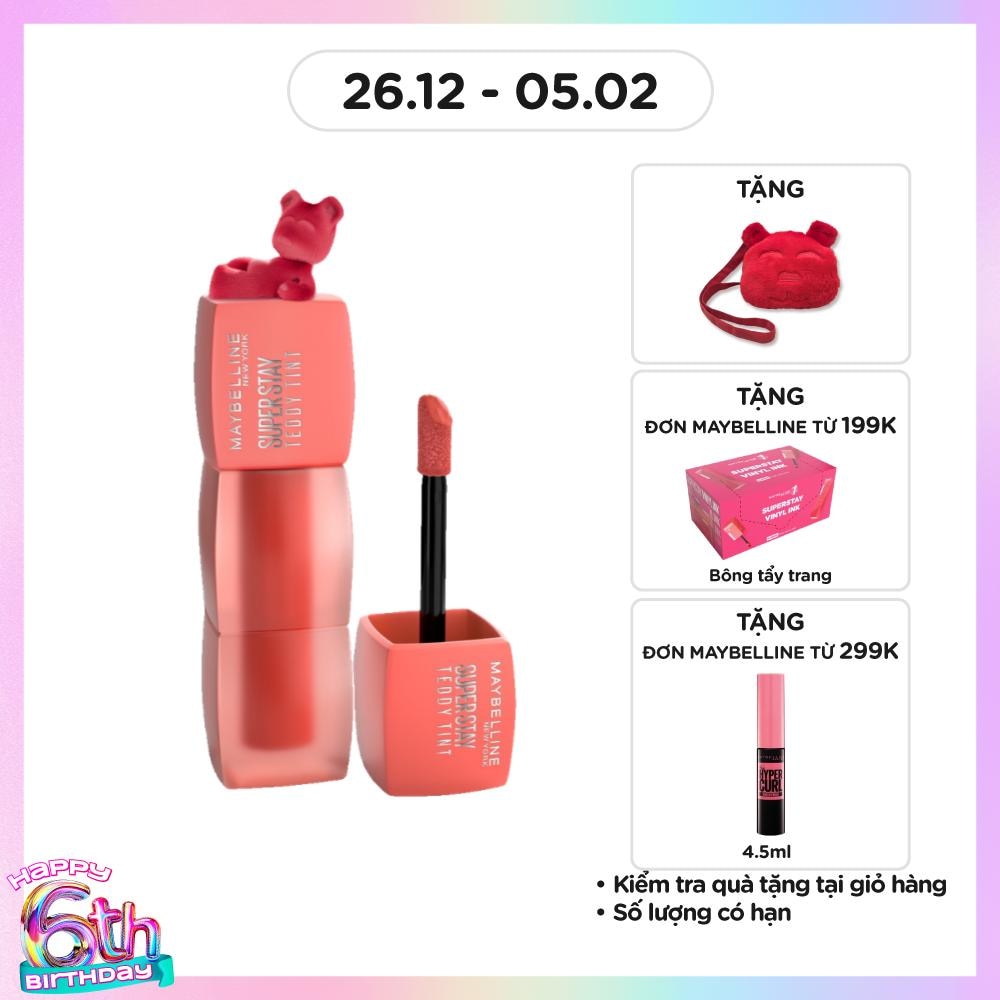 Superstay Teddy Tint 5ml .#25 Baby Tee