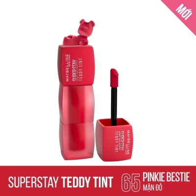 MAYBELLINE NEW YORK Son Kem Lì Maybelline Superstay Teddy Tint 5ml .#65 Pinkie Bestie