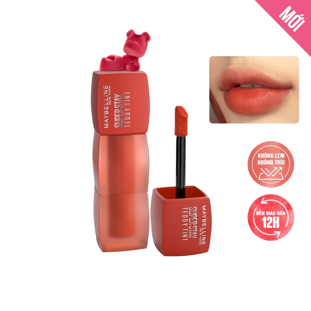 Son Kem Lì Maybelline Superstay Teddy Tint 5ml .#75 Latte To Go