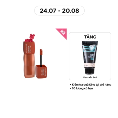 MAYBELLINE NEW YORK Son Kem Lì Maybelline Superstay Teddy Tint 5ml .#80 Keep It Cozy