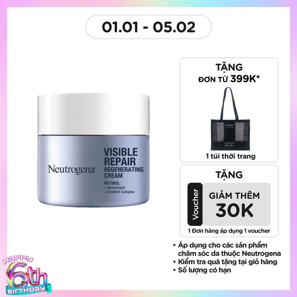 Kem Dưỡng Neutrogena Visible Repair Regenerating Cream 50g