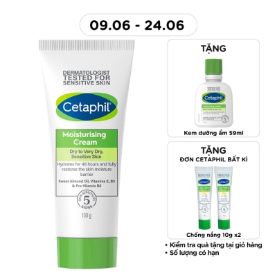 CETAPHIL - Kem Dưỡng Ẩm Cetaphil Moisturizing Cream 100g