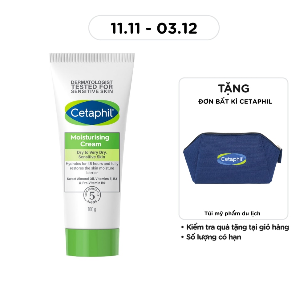 Kem Dưỡng Ẩm Cetaphil Moisturizing Cream 100g