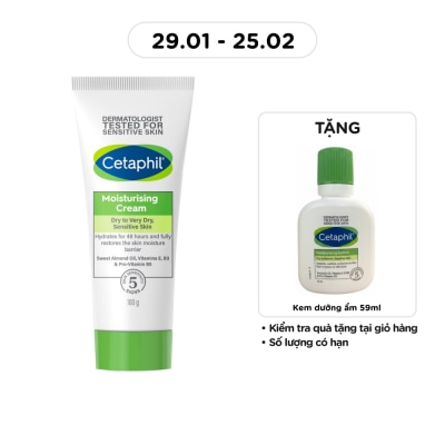 CETAPHIL Kem Dưỡng Ẩm Cetaphil Moisturizing Cream 100g