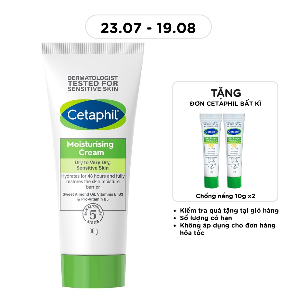 Kem Dưỡng Ẩm Cetaphil Moisturizing Cream 100g