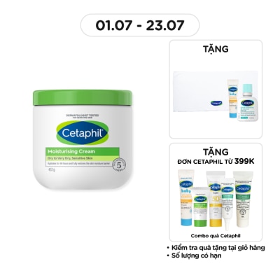 CETAPHIL Kem Dưỡng Ẩm Cetaphil Moisturizing Cream 453g