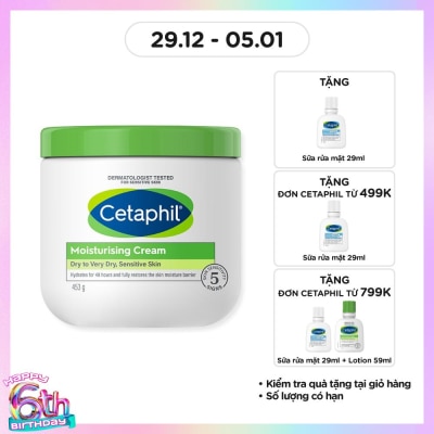 CETAPHIL Kem Dưỡng Ẩm Cetaphil Moisturizing Cream 453g