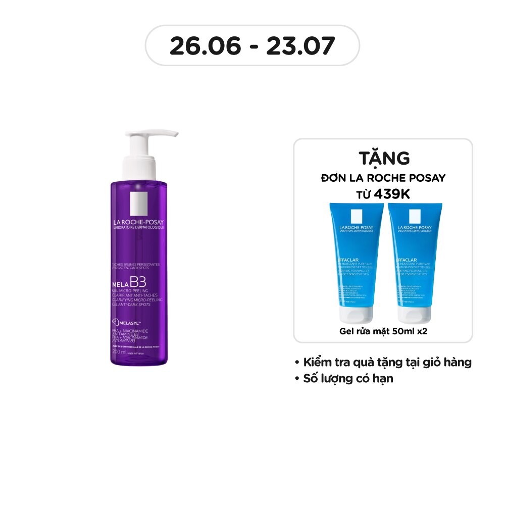 Sữa Rửa Mặt La Roche-Posay Mela B3 Gel Micro-Peeling 200ml