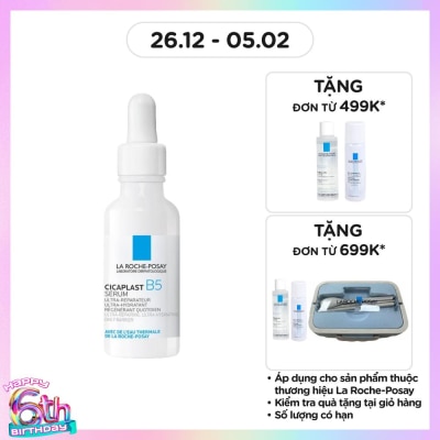 LA ROCHE POSAY Dưỡng Chất La Roche-Posay Dưỡng Ẩm Và Đều Màu Da Cicaplast B5 Serum 30ml