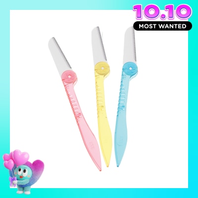 KAI Facial Razor With Foldable Plastic 3Pcs image