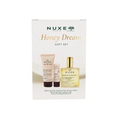 NUXE Combo Nuxe (Dầu Dưỡng Đa Năng 2mlx5pcs + Son Dưỡng 4g + Kem Dưỡng Da Tay và Móng 50ml)