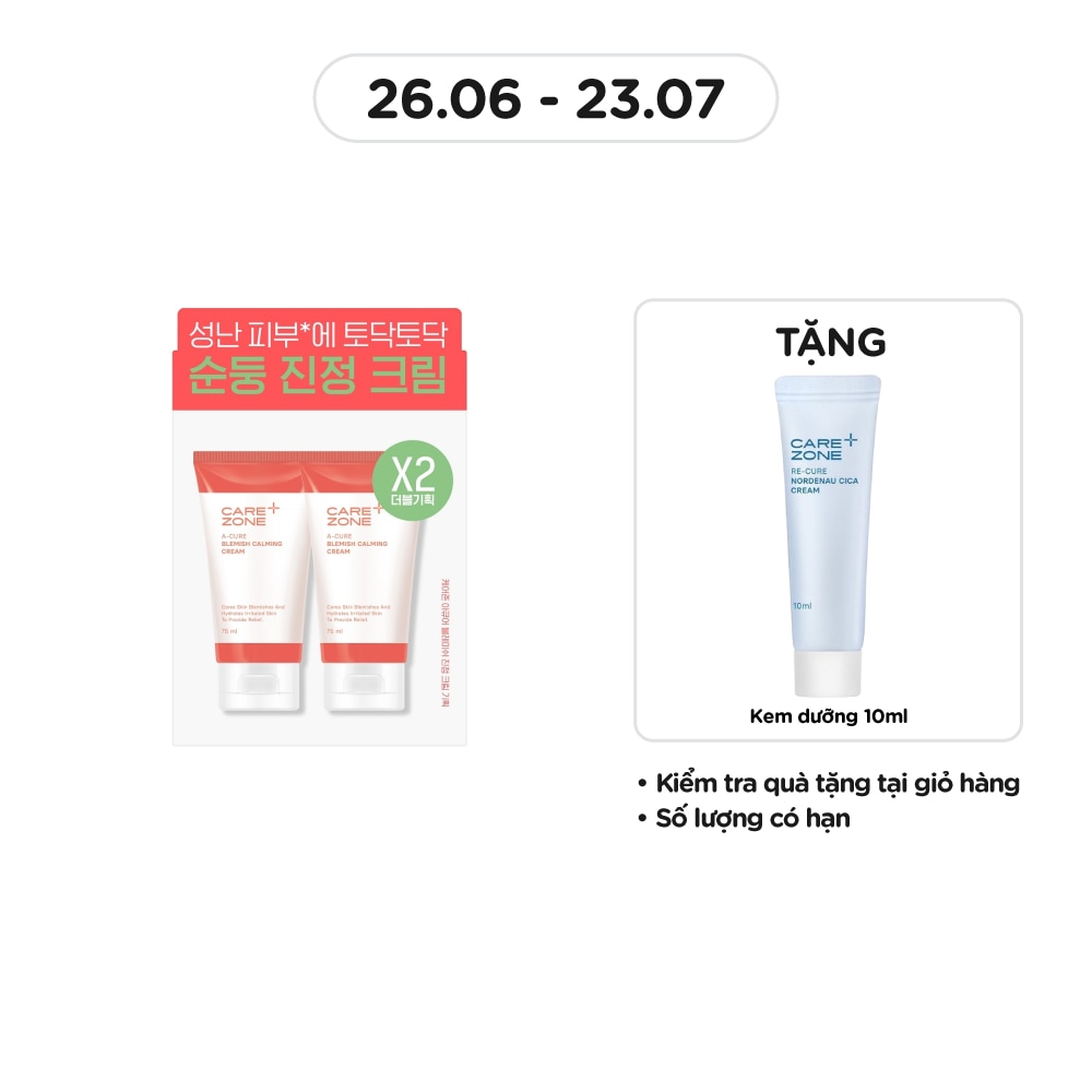 Combo A-Cure Blemish Calming Cream 75mlx2Pcs