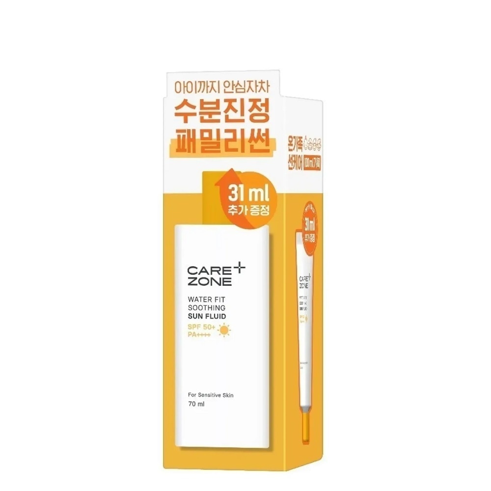 Combo Sữa Chống Nắng Carezone Water Fit Soothing Sun Fluid SPF50+ PA++++ 70ml+31ml