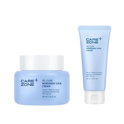 CAREZONE Combo Kem Dưỡng Carezone Re-Cure Nordenau Cica Cream 60ml + 60ml