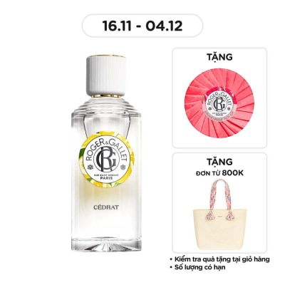 ROGER & GALLET Nước Hoa Roger & Gallet Cedrat Wellbeing Fragrant Water 100ml