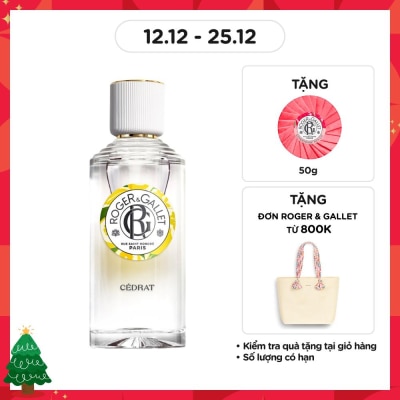 ROGER & GALLET Nước Hoa Roger & Gallet Cedrat Wellbeing Fragrant Water 100ml