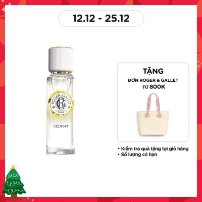 ROGER & GALLET Nước Hoa Roger & Gallet Cedrat Wellbeing Fragrant Water 30ml