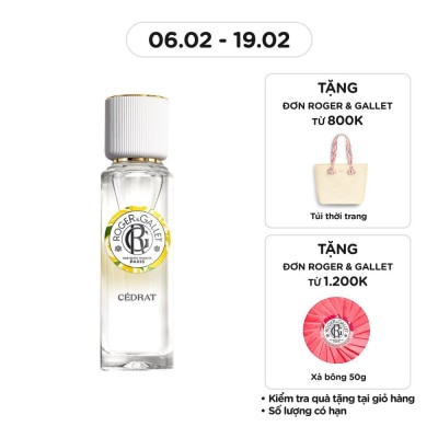 ROGER & GALLET Cedrat Wellbeing Fragrant Water 30ml