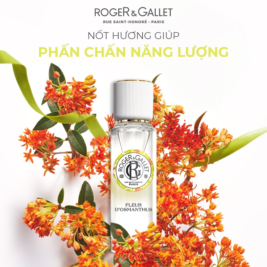 Nước Hoa Roger & Gallet Fleur D'Osmanthus Wellbeing Fragrant Water 30ml