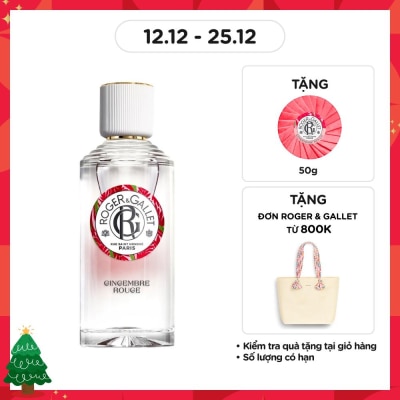 ROGER & GALLET Nước Hoa Roger & Gallet Gingembre Rouge Wellbeing Fragrant Water 100ml