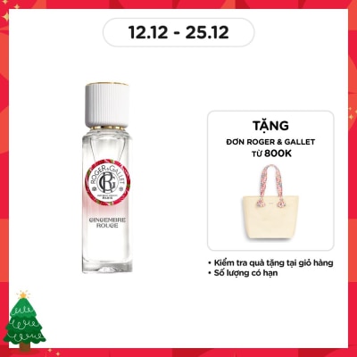 ROGER & GALLET Nước Hoa Roger & Gallet Gingembre Rouge Wellbeing Fragrant Water 30ml