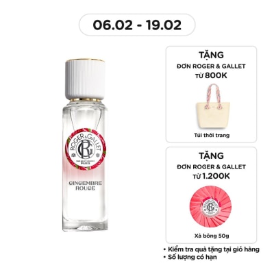 ROGER & GALLET Gingembre Rouge Wellbeing Fragrant Water 30ml