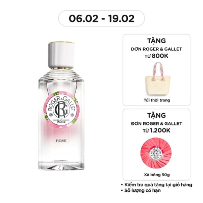 ROGER & GALLET Rose Wellbeing Fragrant Water 100ml