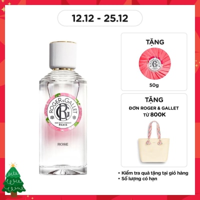 ROGER & GALLET Nước Hoa Roger & Gallet Rose Wellbeing Fragrant Water 100ml