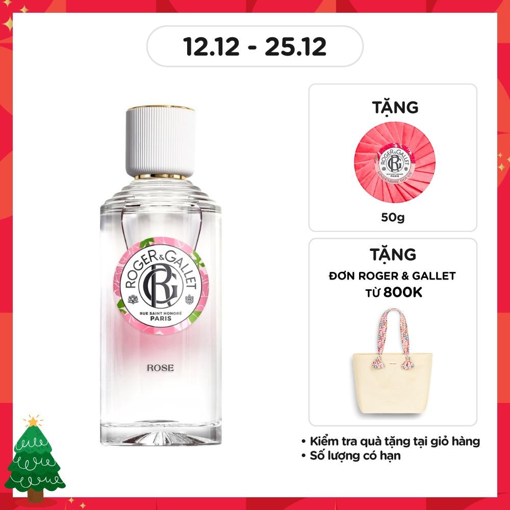 Nước Hoa Roger & Gallet Rose Wellbeing Fragrant Water 100ml