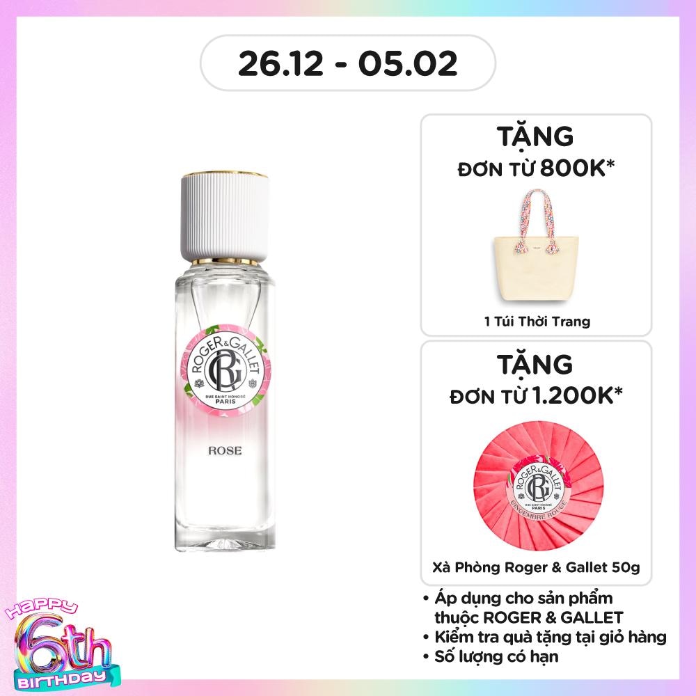 Rose Wellbeing Fragrant Water 30ml