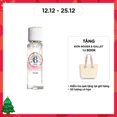 ROGER & GALLET Nước Hoa Roger & Gallet Rose Wellbeing Fragrant Water 30ml