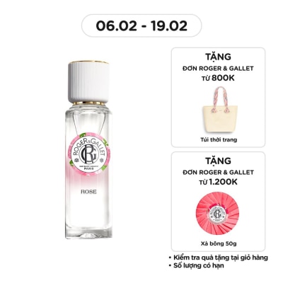 ROGER & GALLET Rose Wellbeing Fragrant Water 30ml