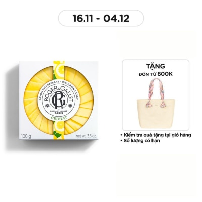 ROGER & GALLET Xà Phòng Roger & Gallet Cedrat Wellbeing Soap 100g