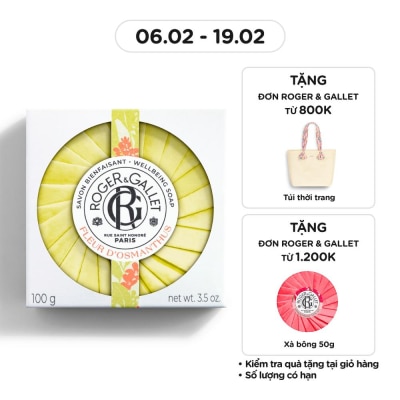 ROGER & GALLET Fleur D'Osmanthus Wellbeing Soap 100g