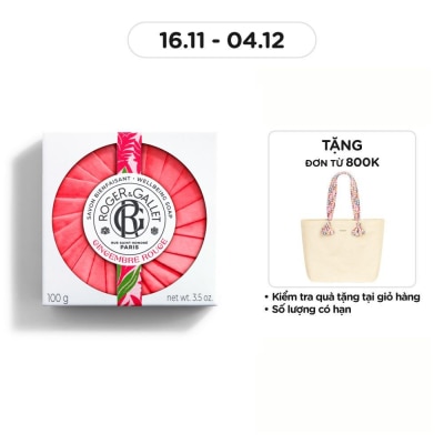 ROGER & GALLET Xà Phòng Roger & Gallet Gingembre Rouge Wellbeing Soap 100g