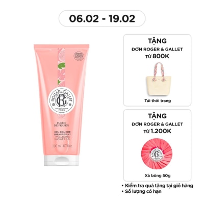 ROGER & GALLET Fleur De Figuier Wellbeing Shower Gel 200ml