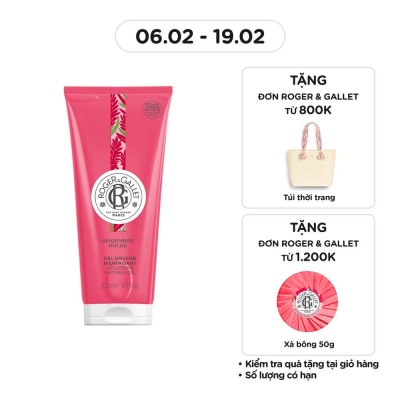 ROGER & GALLET Gingembre Rouge Wellbeing Shower Gel 200ml