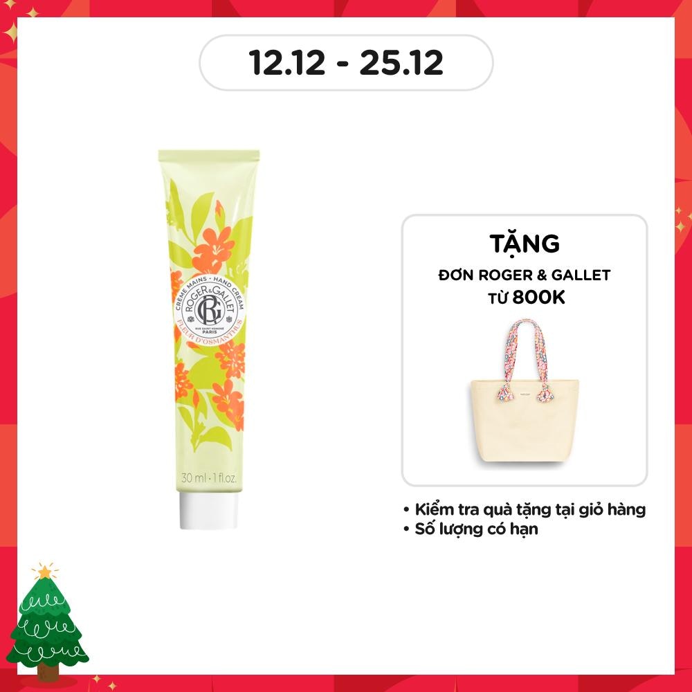 Kem Dưỡng Tay Roger & Gallet Fleur D'Osmanthus Hand Cream 30ml