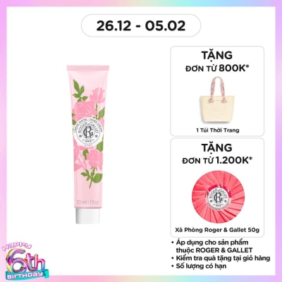 ROGER & GALLET Rose Hand Cream 30ml